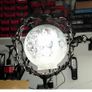 Art Deco Silver Antique Ceiling Light Image 3