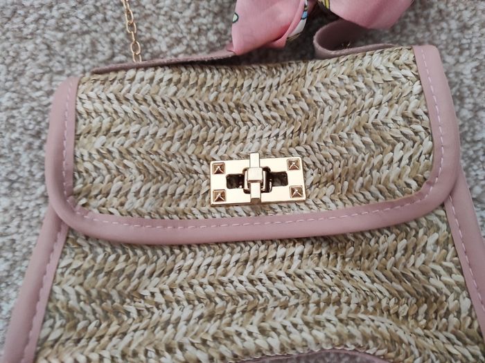Pink handbag