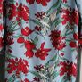 St. Oliver blue and red floral dress Sz 8UK Image 2