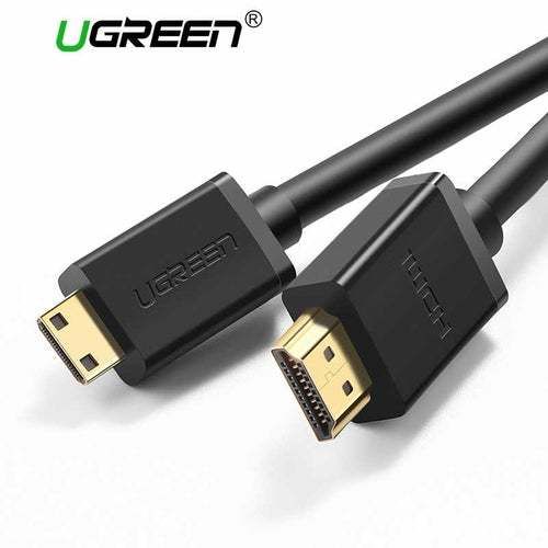 Ugreen Premium 1.5M Mini HDMI (Male) to HDMI (Male) 3D/UHD 4K@60Hz Bi-Directional Cable (Gold-Plated) (Brand New/Warranty)