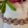 Tesoro 925 Sterling Silver Textured Link Bracelet Brand New in Box Image 3