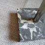 Vintage Desktop Danish Denmark Flag On Marble Base Rare V Cut Image 6