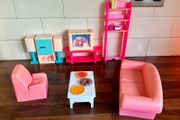 toys - sitting room set up suitable for a Barbie or small doll house
