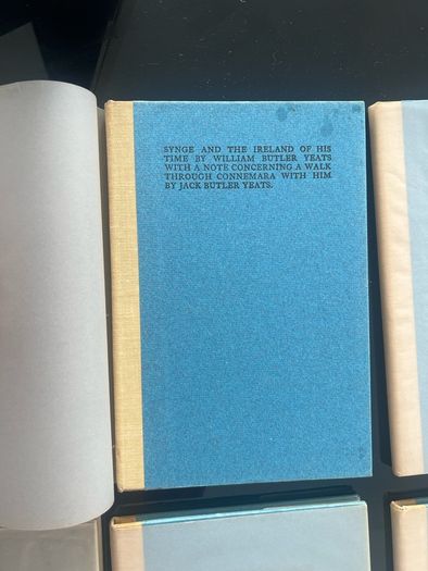 W B Yeats Cuala Press 8 Books J M Synge Seven Poems
