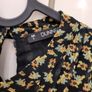 Black and Green Floral Blouse Image 3