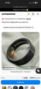 Ultrahuman Ring AIR  Size 11  Brand New