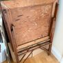 Antique vintage wooden folding card table Image 8