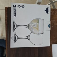 Two Gin Balloon Glasses