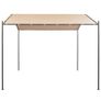 Gazebo Pavilion Tent Canopy  Steel Beige Image 2