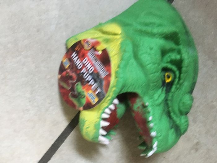 Dinosaur hand puppet
