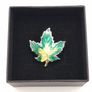 Signed Enamel Silver Brooch Image 10