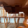 Solid Pine Drop-Leaf Round Dining Table & 4 Chairs Country Image 4