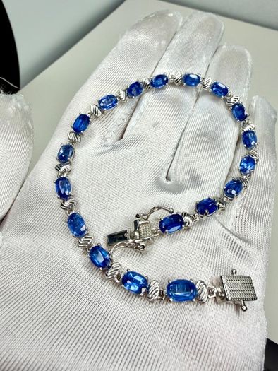 Bracelet Premium Himalayan Kyanite & Zircon Bracelet (11 Ct.)