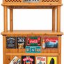 Modern wooden home bar Image 2