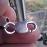 Mens Sterling Silver Cuban Chain Bracelet Image 5