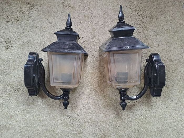 Two outdoor lights