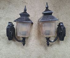 Two outdoor lights