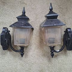 Two outdoor lights