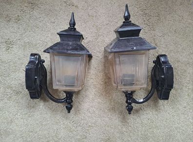Two outdoor lights