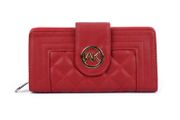 New Stylish Red - Quilted Metail Detail Trim Purse