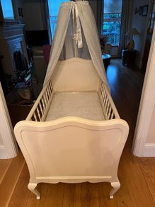 Wooden baby cot