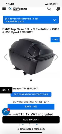 BMW top box