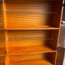 A large Mid Century teak 2 piece living room unit, by Morris of Glasgow Image 5