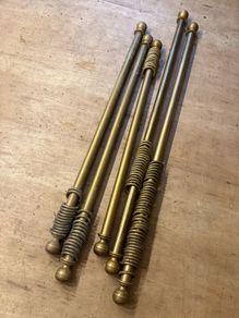 Antique Gold Curtain Poles