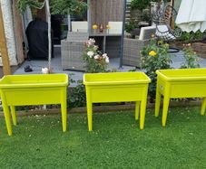 Garden planters x 3 Price drop defore storage for next season.