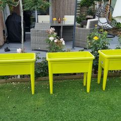 Garden planters x 3 Price drop defore storage for next season.