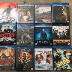 12 Action Blueray Movies