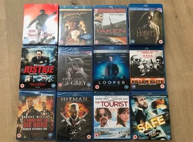 12 Action Blueray Movies