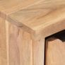 Bedside Cabinet 40x30x50 cm Solid Acacia Wood with Live Edges Image 2