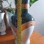 Clay decorative vase, hand painted H32 cm Image 3