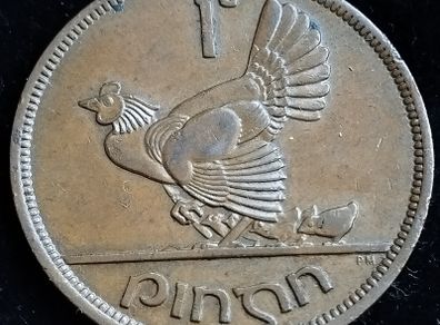 Ireland - 1942 - 1 Penny - Hen - KM.11 - [2737]