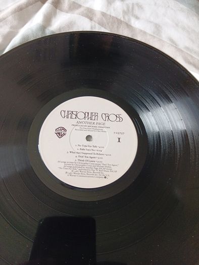 Another Page vinyl Album Christopher Cross