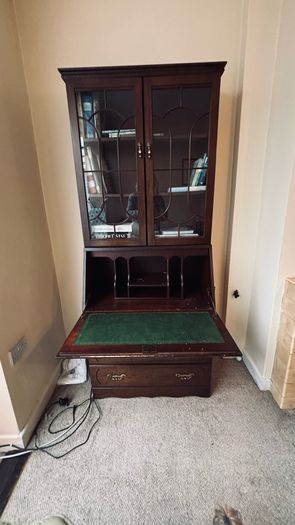 Mahogany Bookcase / Bureau