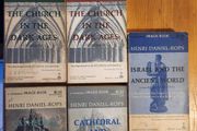 The Church And The Dark Ages. Volume 1&amp;2. Cathedral And Crusade. Volume 1&amp;2. Israel And The Ancient World. 5 X Henri Daniel-rops. All First Edition Paperback In Good Condition.