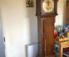 Brass Faced Grandfather Clock
