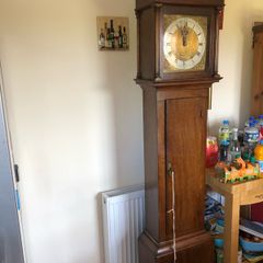 Brass Faced Grandfather Clock