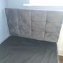 single velvet bed wite large drawers Image 4
