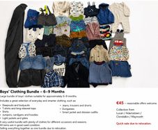 Large bundle of boys clothes 6-9 months - quick relocation SALE