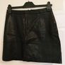 New Look black faux leather skirt, size 10 Image 3