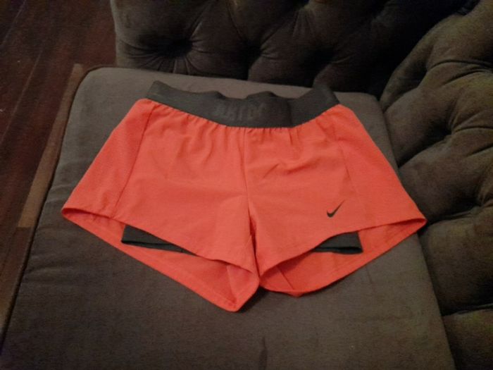 Nike Dri Fit Ladies Red Running Shorts