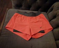 Nike Dri Fit Ladies Red Running Shorts