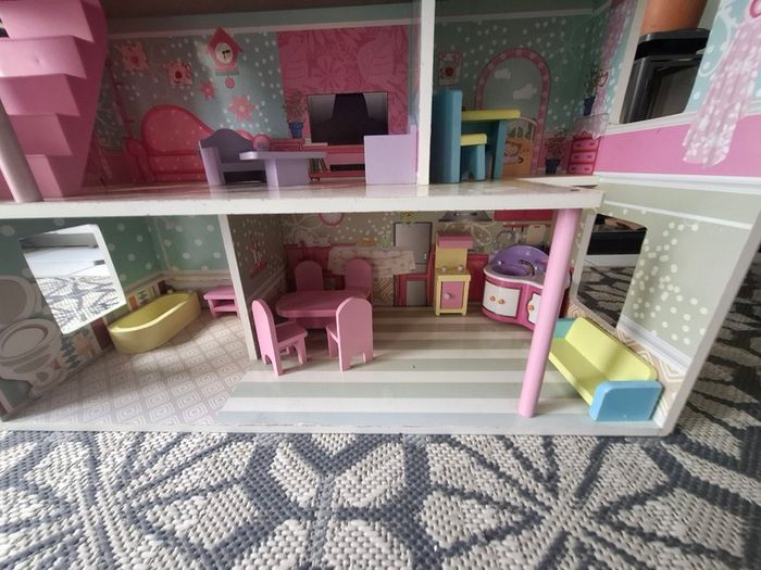 Wooden dolls house