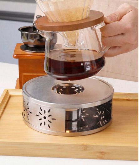 Silver Tea & Coffee Pot Warmer - great gift set + great for aromatherapy too