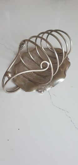 Antique Silver toast rack