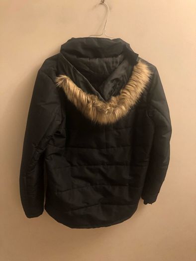 Crane warm black coat (age 15-16)