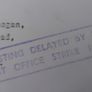British Decimal Stamp 1974 1st Day Cover "Delayed by post office strike" Image 3